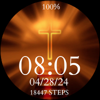 Jesus Christ Holy Cross Gold
