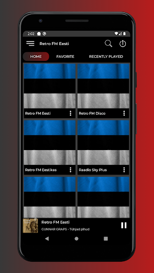 Retro FM Eesti Radio App Screenshot 0