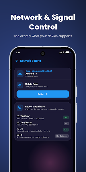 3G 4G 5G Switcher - LTE Speed Screenshot 1