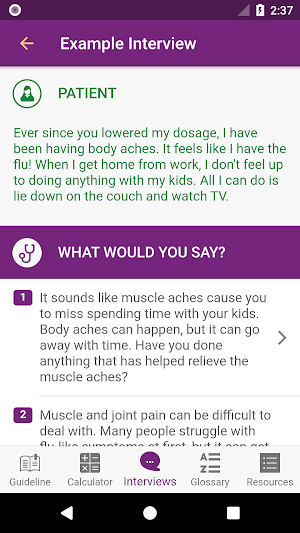 CDC Opioid Guideline Screenshot 3