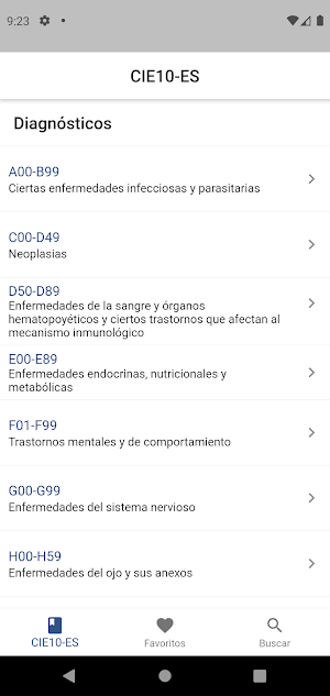 cie10-es Screenshot 0