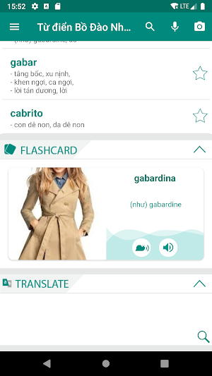 Portuguese Vietnamese Dictionary Screenshot 0