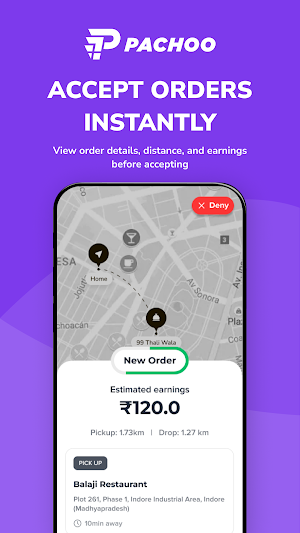 Pachoo Delivery Partner Screenshot 1