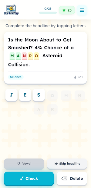 Headlines: Guess the word! Screenshot 3