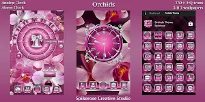 Orchids Theme Screenshot 1