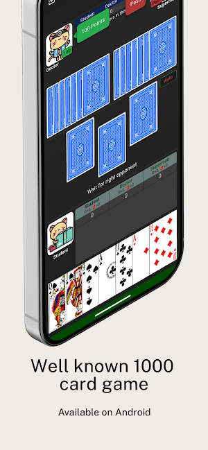 Game1000 - Thousand Card Game Screenshot 1
