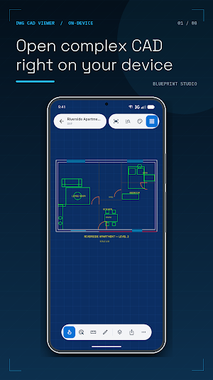 DWG CAD Viewer: DXF, STL Screenshot 0