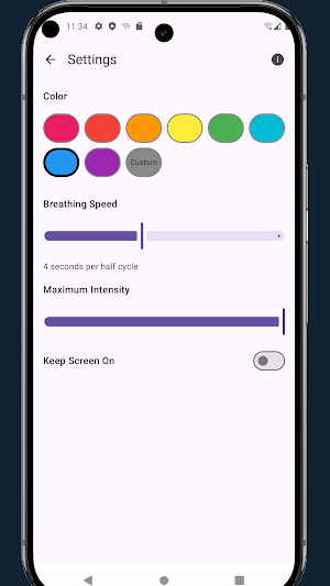 Breathing Light Screenshot 0