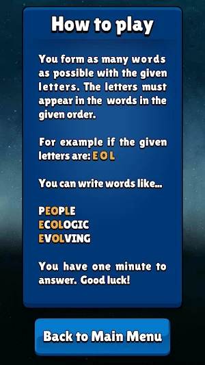 LetterSpotting - Word Game Screenshot 1