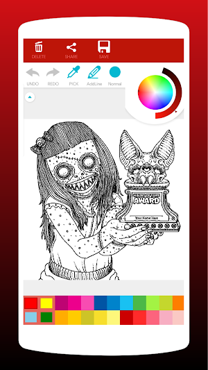 Horror Story Coloring Book Screenshot 0