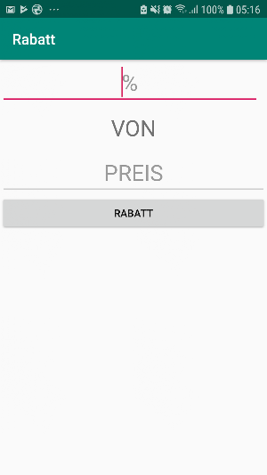 Rabatt Rechner Screenshot 0
