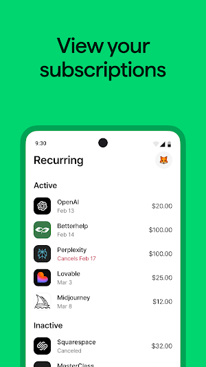 Link: a smarter wallet Screenshot 2