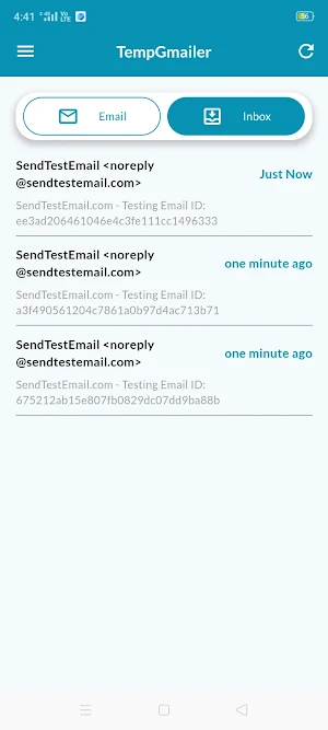 TempGmailer - Temporary Email Screenshot 2