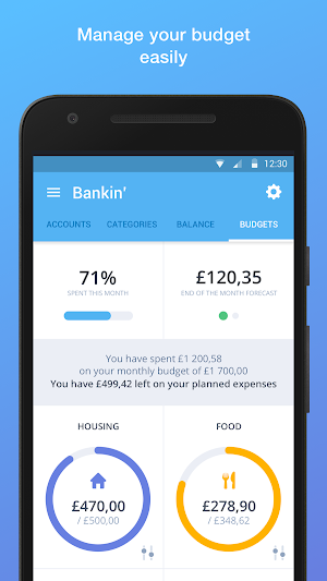 Bankin' - The money and banking app manager Screenshot 2