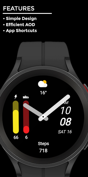 Night Pitch - watch face Screenshot 1