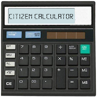 CITIZEN CALCULATOR