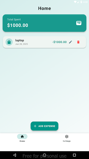 Family Budget Planner Screenshot 0