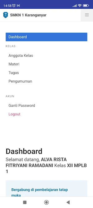 E Learning SMK N 1 Karanganyar Screenshot 3