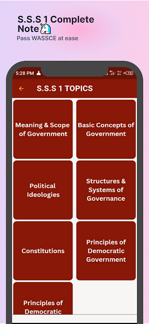 Government Textbook (S.S 1-3) Screenshot 2