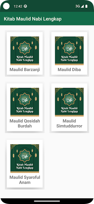 Kitab Maulid Nabi Lengkap Screenshot 0