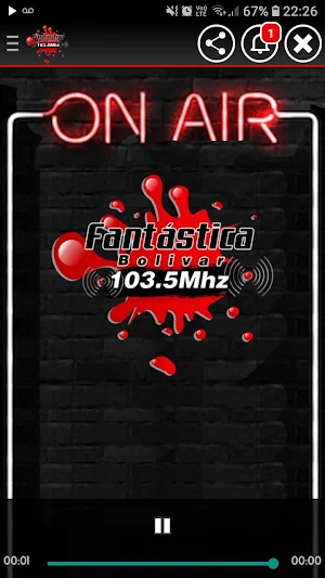 Fantastica Bolivar 103.5 Screenshot 1