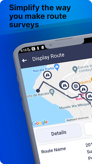 Route Survey App Screenshot 0