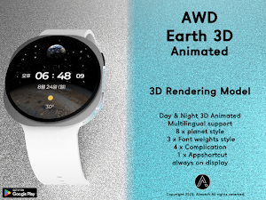 AWD Earth 3D Animated Screenshot 0