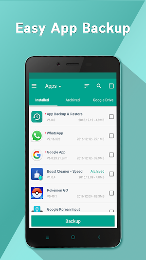 Backup & Restore Screenshot 0