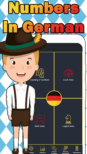 Numbers in German language Screenshot 0