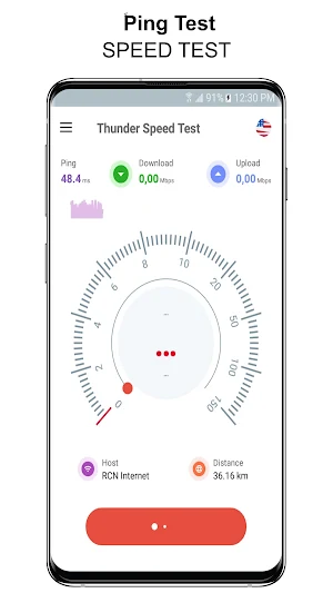 Thunder Speed Test - Internet Speed Meter Screenshot 1