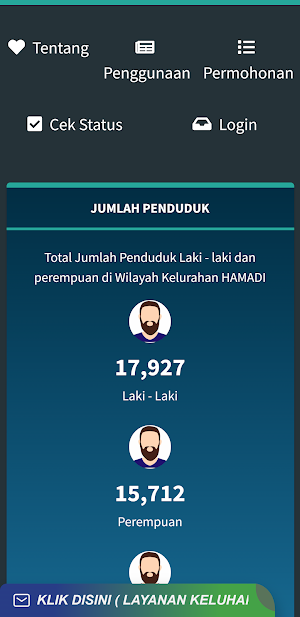 E-Kelurahan Hamadi Screenshot 1