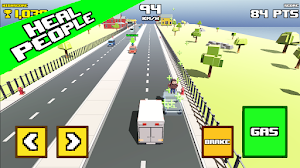 Crazy Road: Ambulance Screenshot 2