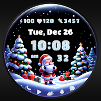 AZ276 Christmas Santa Watch