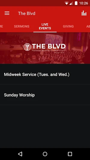 Mississippi Boulevard Church Screenshot 1