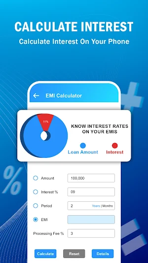 EMI Calculator - Loan Planner Screenshot 2