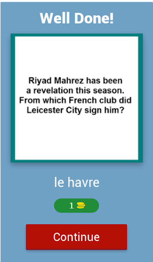 Football Quiz‏ - Questions Screenshot 1