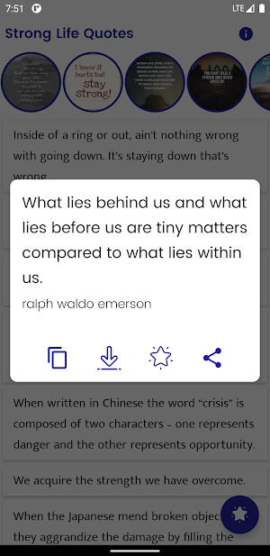 Strong Life Quotes and Sayings Screenshot 2