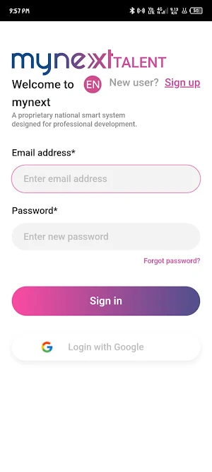 mynext Talent Screenshot 0
