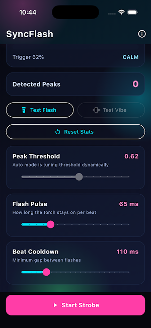 SyncFlash - Beat Synced Flash Screenshot 0
