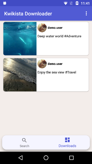 Video Downloader for Instagram Screenshot 1