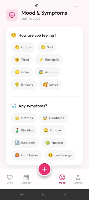 CycleCare-Period Tracker Screenshot 3