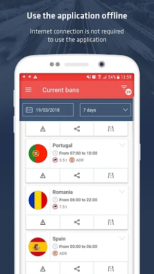 Bans For Trucks Screenshot 3