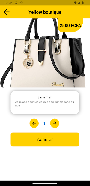 Yellow Boutique Screenshot 1