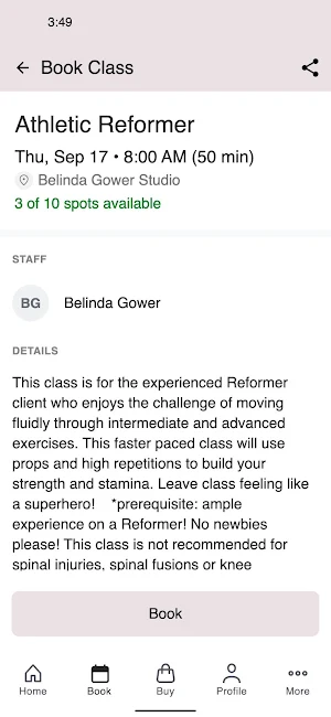Belinda Gower Studio Screenshot 2
