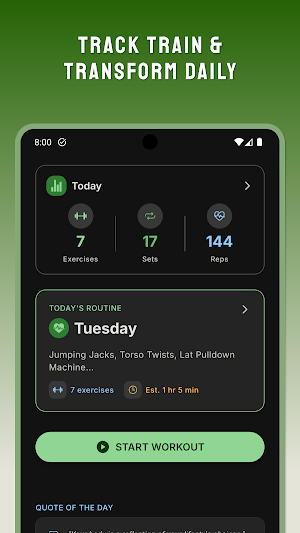 FitTek: lifetime fitness ai Screenshot 1