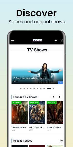 1337X: Movies & TV Shows Screenshot 2