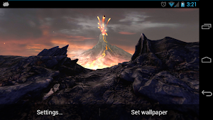 Volcano 3D Live Wallpaper Screenshot 3