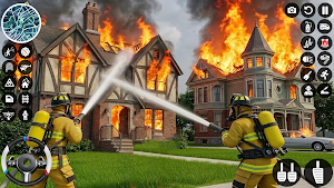 City Fire Truck Rescue Game Screenshot 2