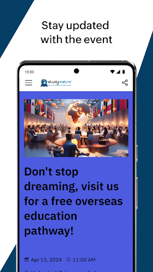 Study Abroad Events Screenshot 2
