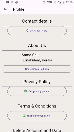 sama call Screenshot 1